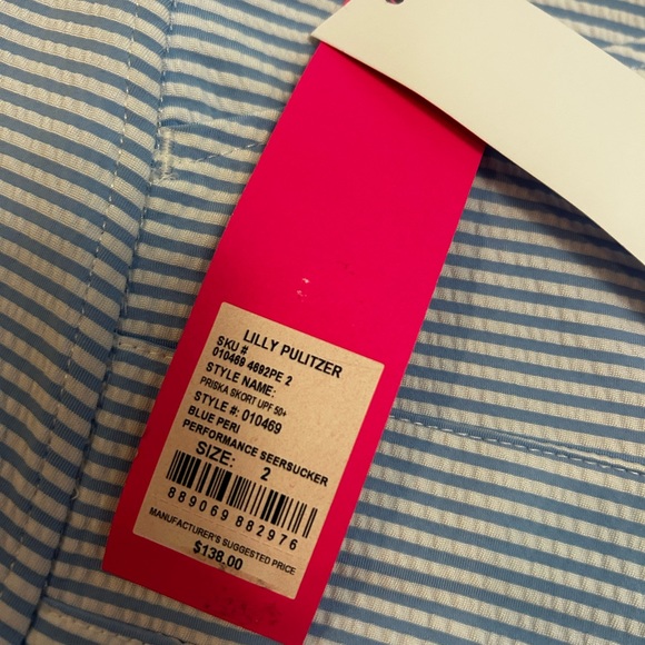 NWT Lilly Pullitzer Luxletic Priska Athletic Skort - Picture 4 of 4